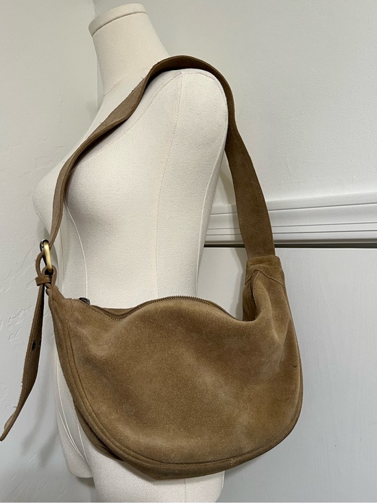 Free People Handbags - Suede Leather Moon bag Shoulder Bag